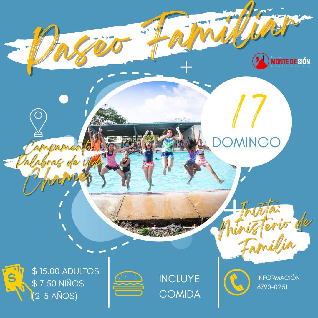 TemploMonteSion's tweet photo. Estas invitado a esta experiencia familiar. No te la pierdas. https://t.co/QGRuMg6Yne