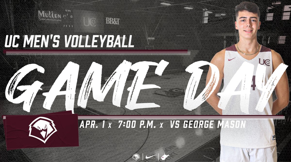 Golden Eagles (@ucwv_athletics) on Twitter photo Game Day!
<a href="/ucwv_mvball/">UC Men's Volleyball</a> returns home tonight to face off against George Mason in another EIVA matchup.
๐H. Bernard Wehrle Arena
โ๏ธ 7 p.m.
๐บ bit.ly/3K0EB4L
๐ bit.ly/3uQw4uA
#WingsUp Game Day!
<a href="/ucwv_mvball/">UC Men's Volleyball</a> returns home tonight to face off against George Mason in another EIVA matchup.
๐H. Bernard Wehrle Arena
โ๏ธ 7 p.m.
๐บ bit.ly/3K0EB4L
๐ bit.ly/3uQw4uA
#WingsUp