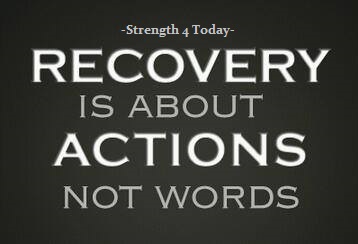 Strengthfor2day's tweet photo. Recovery Is About Actions Not Words.
#Recovery #Actions #NotWords #MakeItHappen #RecoveryPosse #Strengthfor2day https://t.co/hC1LMmHey0
