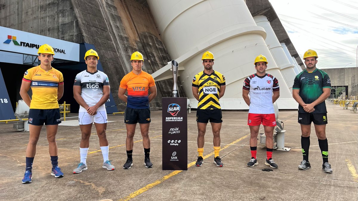 SuperRugbyAM's tweet photo. Visita a la Represa Binacional de Itaipú 🇵🇾🇧🇷

En la mañana de hoy, los capitanes de las franquicias participantes de la #SLAR2022 estuvieron presentes en la Central Hidroeléctrica 🏭

📷 Comunicaciones SLAR

#PasiónSinLímites https://t.co/WzOBwzKAaX