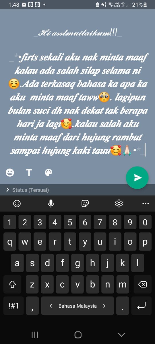adamdanishahah's tweet photo. Bye saya gerak dulu assalamualaikum wbt https://t.co/c2V4f839qh