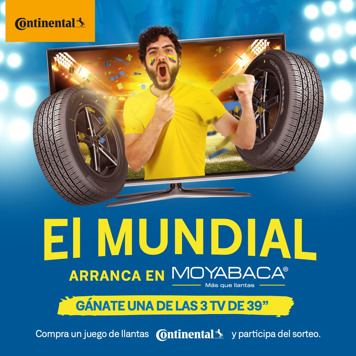 moyabaca's tweet photo. 🇪🇨⚽️🇶🇦 ¡#Ecuador jugará frente a #Qatar el #partido de #apertura del #Mundial y con esta promo no hay excusa para perdértelo! 
Hasta el 30 de abril compra tus llantas y participa.
🏁Recibe GRATIS 3 Meses de #ClubMoyabaca y plumas #Bosch.
Agenda aquí -> https://t.co/XhvKp4muE4 https://t.co/JTt3iaexuu