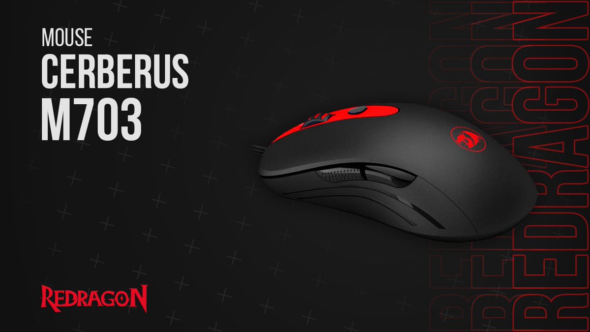 Hardstore's tweet photo. Equipado com o sensor PixArt PAW3212, iluminação RGB e macros configuráveis, o ReDragon Cerberus é um mouse gamer de baixo preço com bom custo x benefício.

➡ Adquira o seu mouse: https://t.co/m0QxfNHrvO
➡ Confira detalhes no nosso overview: https://t.co/ESNIo9VPC6 https://t.co/olHDLTdfGQ