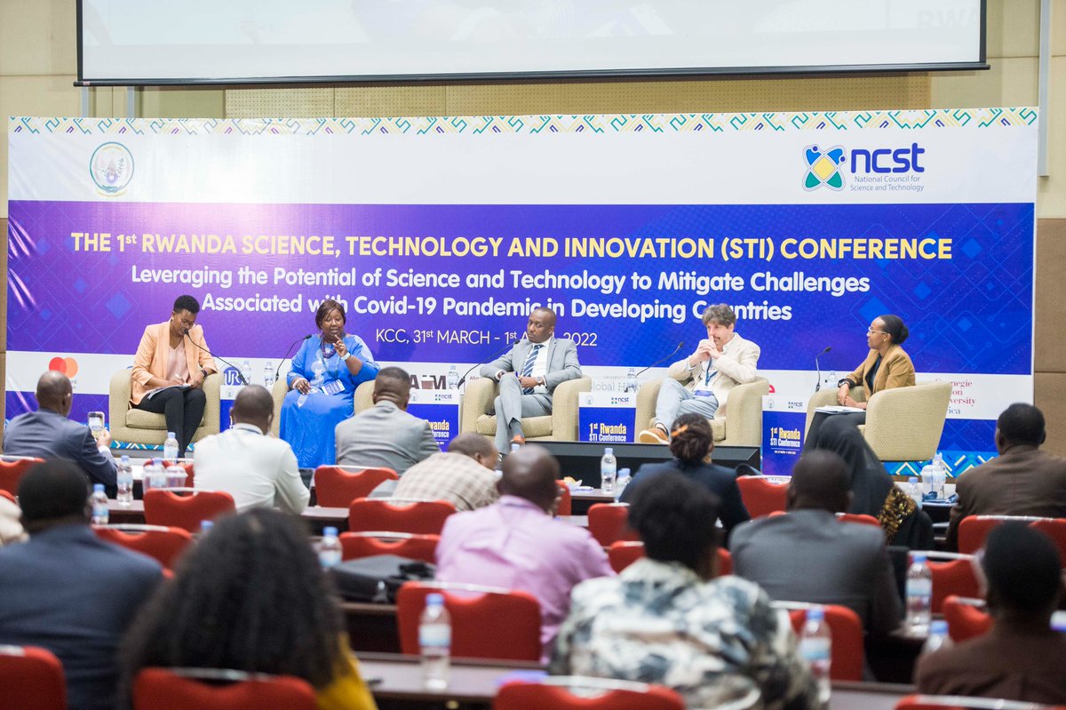 ZiplineRwanda's tweet photo. Our Head of Regulatory Affairs, @Melrusa, joined a panel discussion alongside @agnesbinagwaho, @noellabigirim, Claude Mambo, & David Kalvin at the #STIConference organized by @NCSTRwanda about strategic R&D investments for improved technologies to mitigate COVID-19. #TeamZipline https://t.co/k6ji2RScPD