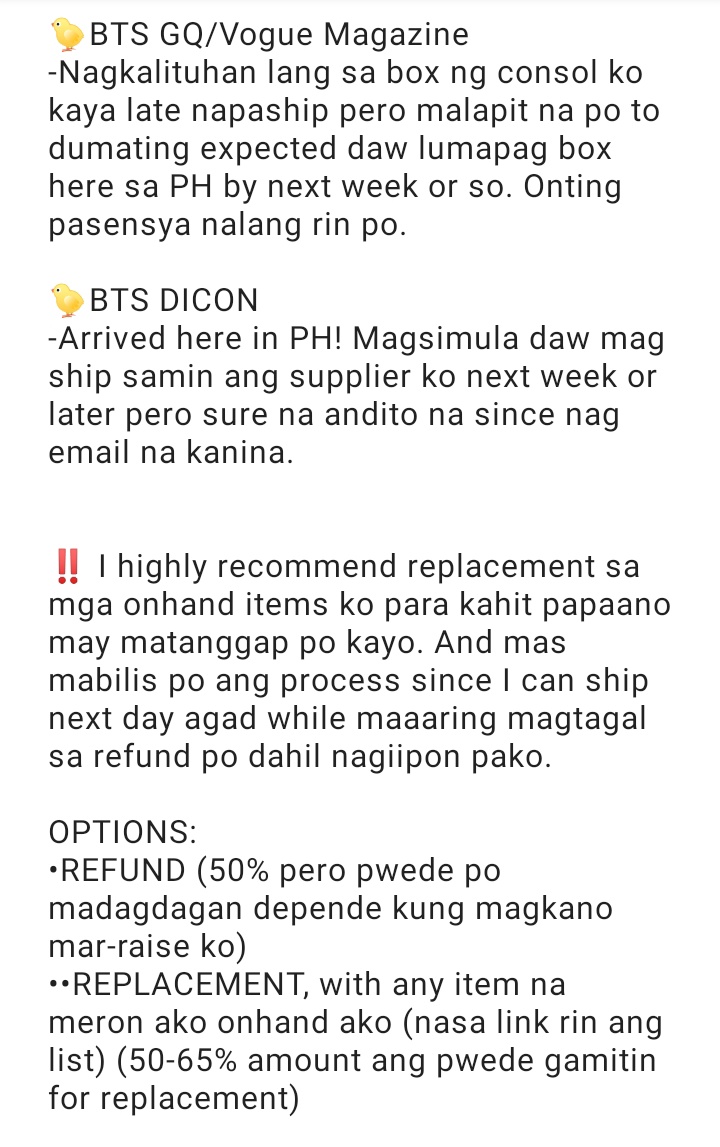 KtoCartPH's tweet photo. #KtoCartPH_Updates

Sorry for not being active last month. As in sobrang busy po talaga sa school and paghahanap ng work. Refund will resume soon po, as of now wala larin work eh. Pls fill up the form para ma line-up po kayo sa refund/replacement.
https://t.co/naSjBUOoRQ https://t.co/L3f5vMAcbB