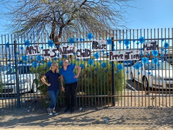 April is National child abuse prevention month!!!! We decorated our fence #Aprilnationalchildabuseprevention #CASAofPimaCounty #CASAaz #Volunteer #Bethevoiceforachild #Makeadifference #Advocate #Changeachildsstory #Theresnoplacelikehope