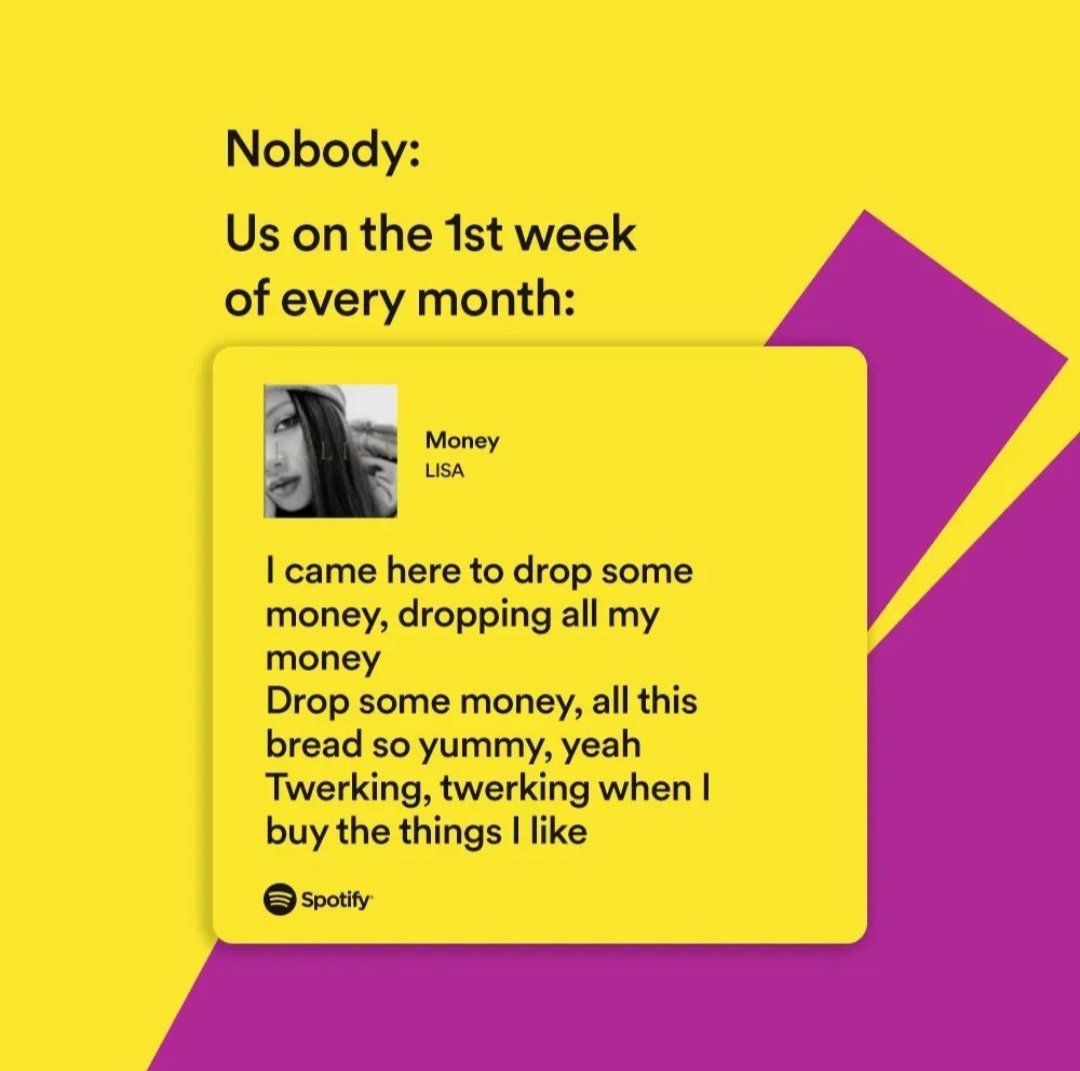 spotifyindia's tweet photo. #LISA showing us how to keep the mazza on at the start of every month 🙌

#SpotifyOnTohMazzaOn https://t.co/q20dBEjCCt