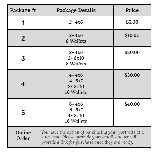 LPYearbook's tweet image. Picture Package forms will be available tomorrow at the dance. @LPHS_Activities @LPCavaliers