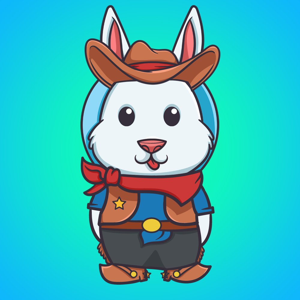 Rabbitcattx's tweet image. Hello Friends 🙌

CowBoy Sneak peak and contest! 👇
3 winners win 10 $UST

1️⃣ ❤️ &amp;amp; RT + Tag 3 friends
2️⃣ Follow @SpaceRabbitsnft 
3️⃣ Join discord.com/invite/6pbPXfr…