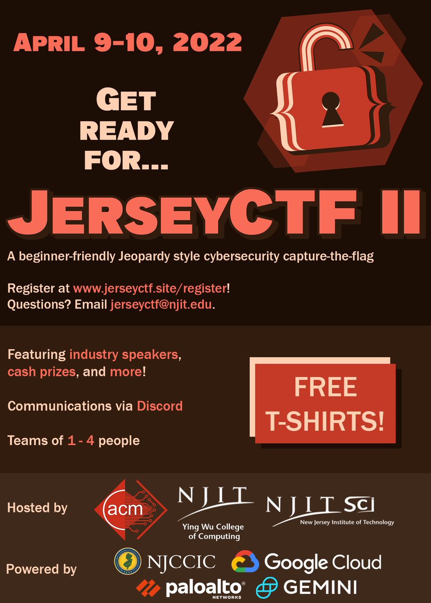 JerseyCTF… it’s happening! Link in bio to register!