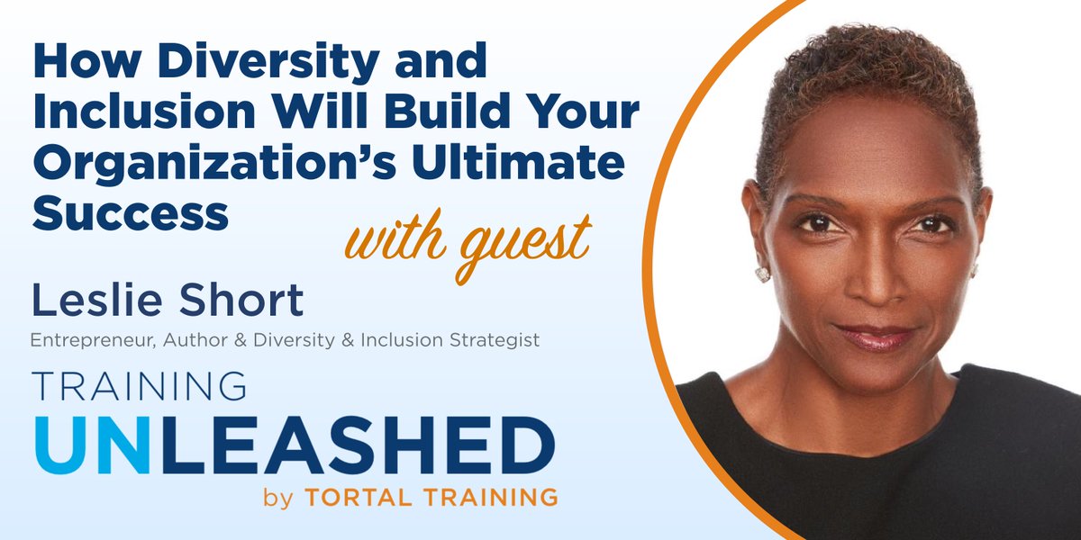 TrainingUnleash's tweet photo. Expanding your company’s current diversity culture is the key to success! Leslie Short gives the keys in a new Training Unleashed Podcast!
 
Listen NOW ---> https://t.co/udHSd7Mafm https://t.co/SqlUIAvYZp