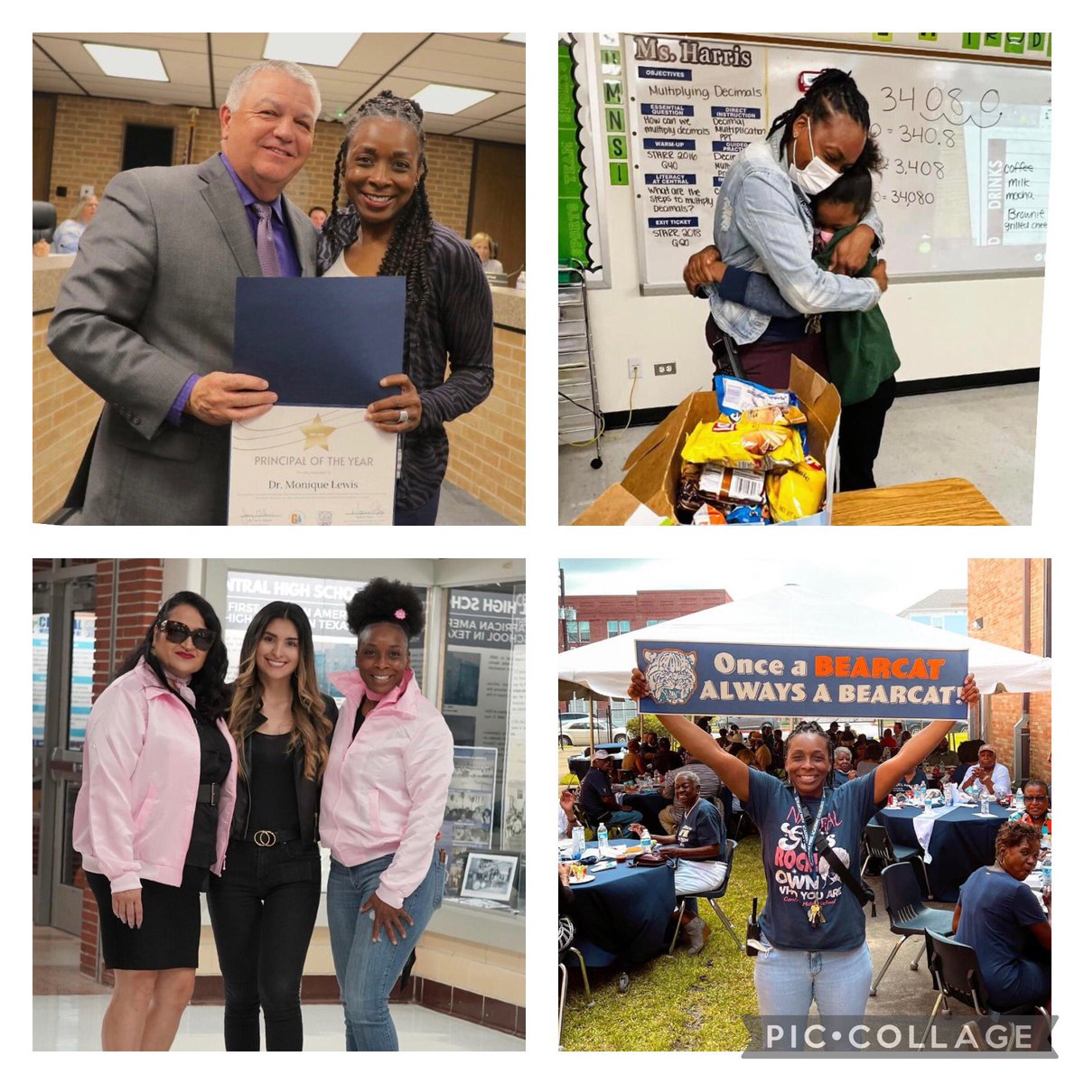 CentralMS_GISD's tweet photo. The Bearcat Family is Extremely Proud of our Principal, Dr. Monique Lewis the 2022 Secondary Principal of the Year! A Transformational Leader-energetic & passionate! She inspires & motivates her team toward a common goal of success without compromising Excellence! Well Deserved! https://t.co/NsknxGicbf