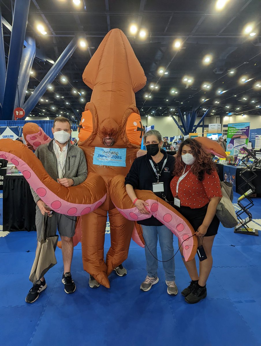 Having a blast at NSTA! Thanks you <a href="/VertexPharma/">Vertex Pharmaceuticals</a> for sponsoring our growth as teachers. <a href="/lexi210/">Denise Puopolo</a>