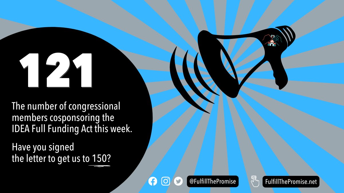 PromiseFulfill's tweet photo. Thank you to this week’s new cosponsors of the #IDEAFullFundingAct:
@RepHorsford
@RepRaulRuizMD
@RepSaraJacobs
#Studentswithdisabilities shouldn’t have to wait for Congress to #fulfillthepromise of fully funding #IDEA. Support the #IDEAFullFundingAct now: https://t.co/vT9tMmXRXP https://t.co/c6SsBsQirW