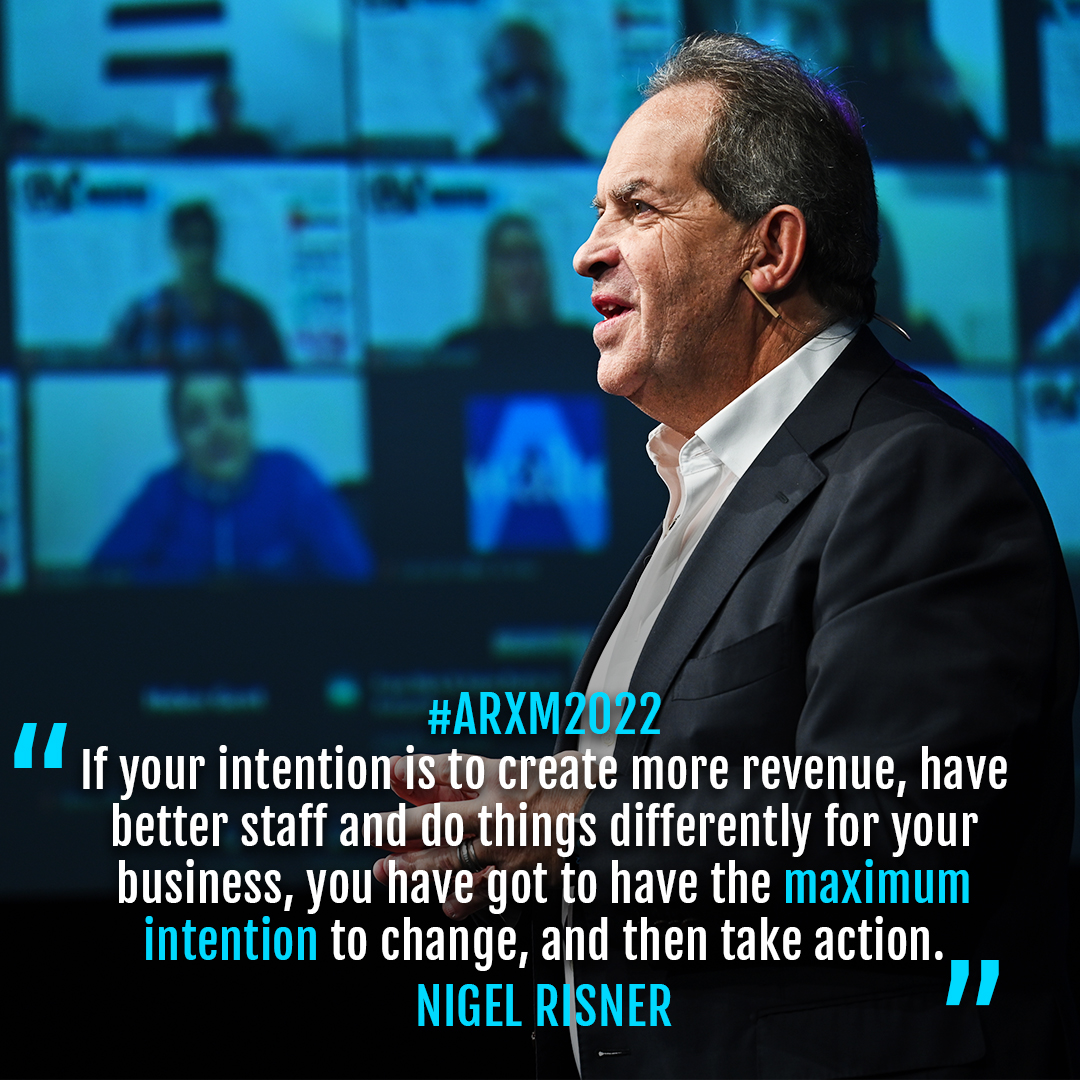 AgentRainmaker's tweet photo. Powerful words by the one and only @Nigelrisner from the #ARXM2022 stage...
What is one thing you are going to approach with maximum intention for your business? π
#agentrainmaker #coachingforlettingagents #businesscoaching #mindsetcoach #motivation #businesscoach https://t.co/HcZpAV5biG