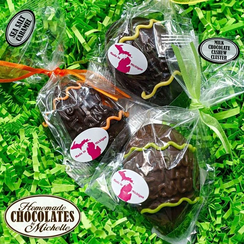 michelleschoc's tweet photo. 🧺 #EasterBasket Idea: #HomemadeChocolate Cashew Cluster Eggs, Sea Salt Caramel Egg, and Coconut Almond #ChocolateCovered Egg would make wonderful additions to any kiddos basket this #Easter.

💻 https://t.co/v3eFyUHtgq
☎️ (810) 391-6991 https://t.co/XsVoOWFpDl