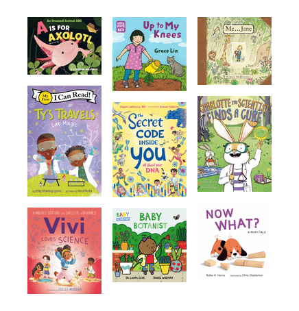 OmahaLibrary's tweet photo. It's never too early to start learning about all things STEM! Build a love of science, technology, engineering and math by reading the following STEM books to your children during the month of April in honor of the Nebraska Science Festival. https://t.co/9VEoEGpb7l https://t.co/RJ11KIaPKL