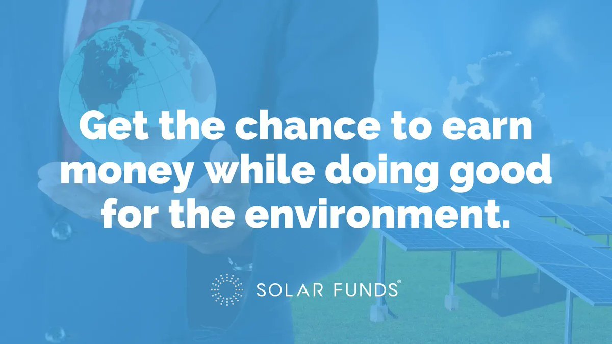 We make it easy for you to invest in solar projects across the country, and our experienced team makes sure that each project is profitable and environmentally friendly.
Find out why solar investing is the best type of investing at SolarFunds.com
#solarenergy #investing