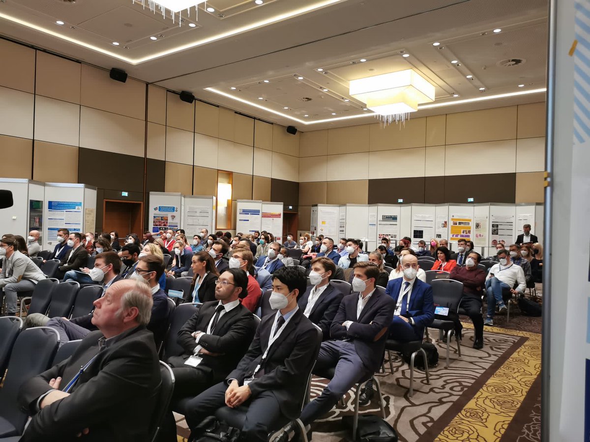 DrShariat's tweet photo. Central European Meeting 2022 in Vienna - poster session.  A true success with full house. https://t.co/HGyqiEGI7E