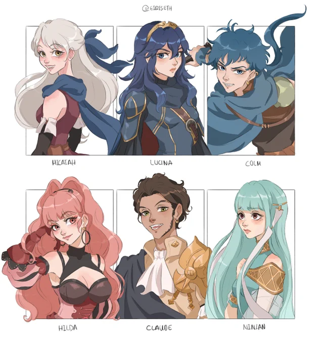 six fanarts but #FireEmblem version ✨ 