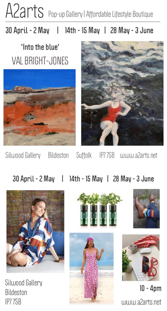 ValBright4's tweet photo. Popupgallery Solo art exhibition #artforsale #swimmers #landscapes #australia #riverstour #cornwall #lifestyleboutique https://t.co/Rm8PQMN2RJ