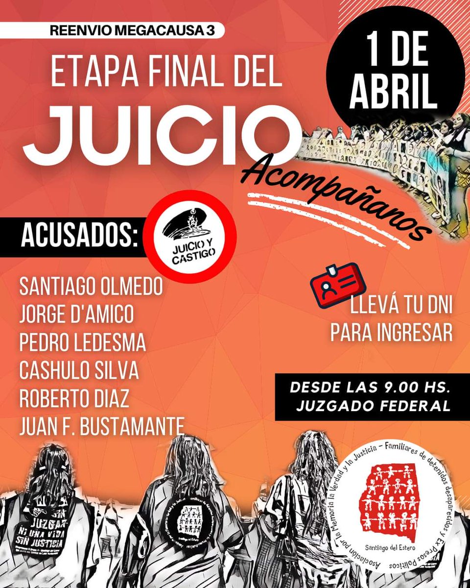 hijoscba's tweet photo. 16h #Sentecia en Santiago del Estero https://t.co/2z6F6M9PJX