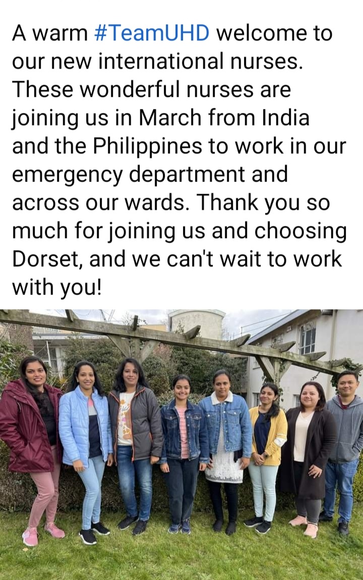 JenningsMeris's tweet photo. Welcome to our amazing new Internationally recruited nurses. Thank you fir joining us. https://t.co/rmySAWTKjh