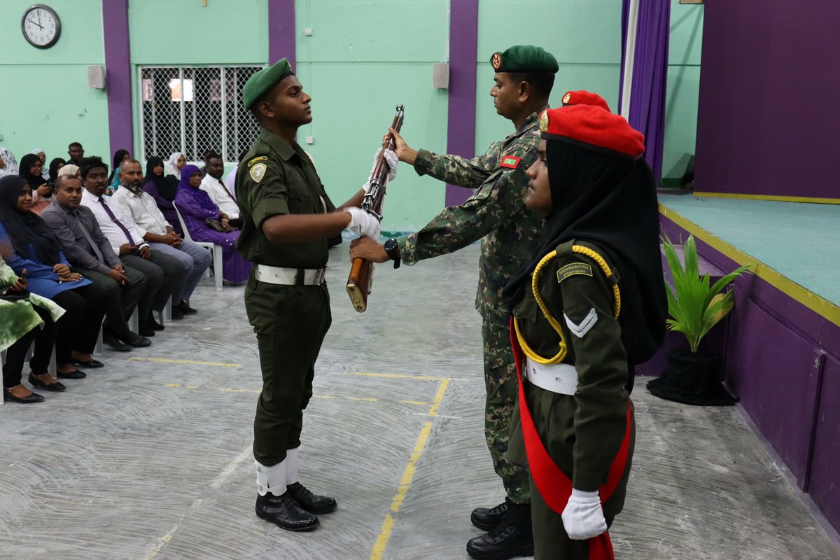 ނޮދަން އޭރިޔާ، ޅ.ނައިފަރު މަދްރަސަތުލް އިފްތިތާޙުގެ ޖޫނިއަރ ކެޑޭޓުން އިޤްރާރުވެ ސީނިއަރ ކެޑޭޓުން ހުވާކޮށް ހަތިޔާާރު ހަވާލު ކުރުމުގެ ރަަސްމިއްޔާތު 31 މާރިިޗު 2022 ވަނަ ދުވަަހުގެރޭ ވަނީ ބޭއްވިފައެވެ.
<a href="/MoEdumv/">Ministry of Education</a> <a href="/aisthly/">Aishath Ali</a> <a href="/Ifthithaah/">Madhrasathul Ifthithaah</a>