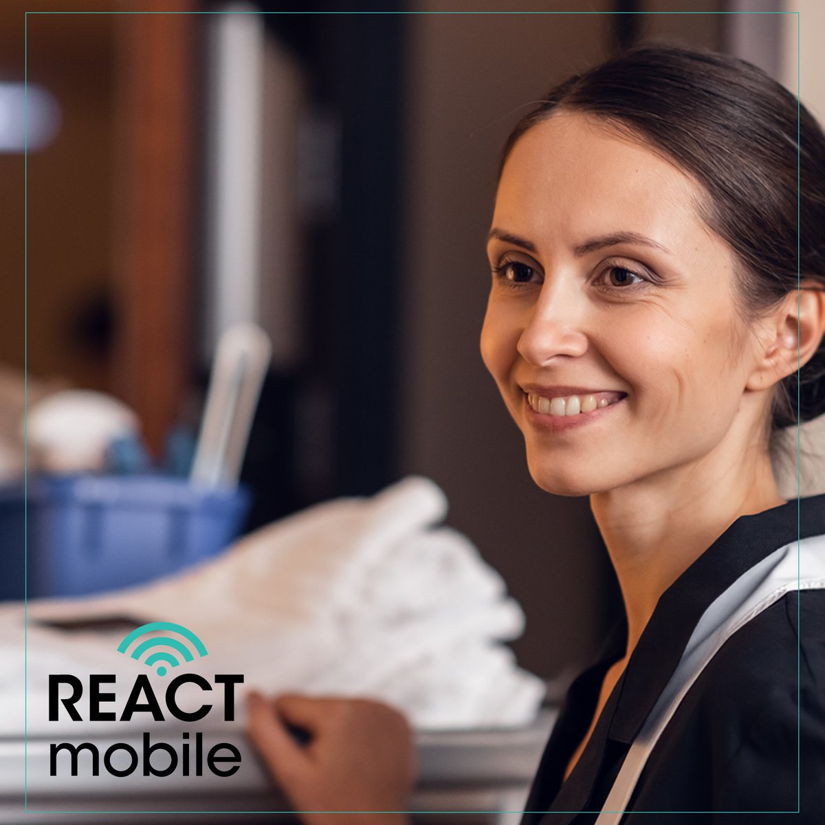 ReactMobile's tweet image. Don't be an April fool this #funfriday and let another week pass before checking out how React Mobile is helping hotels worldwide protect their people and seamlessly supporting the commitment to the AHLA's 5-Star Promise: hubs.la/Q0179-qQ0
#hospitality #reactmobile #ahla