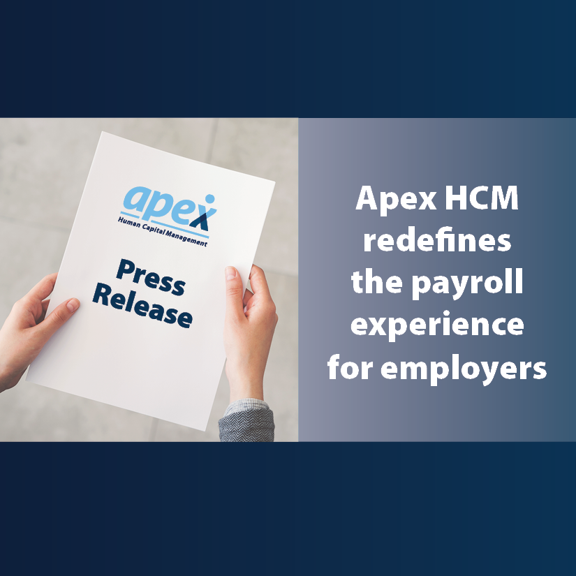 New Press Release: Apex HCM redefines the payroll experience for employers. Attendees at The Payroll Group's annual conference got the first look at the Next Employer on the GO experience

hubs.la/Q017c_DK0