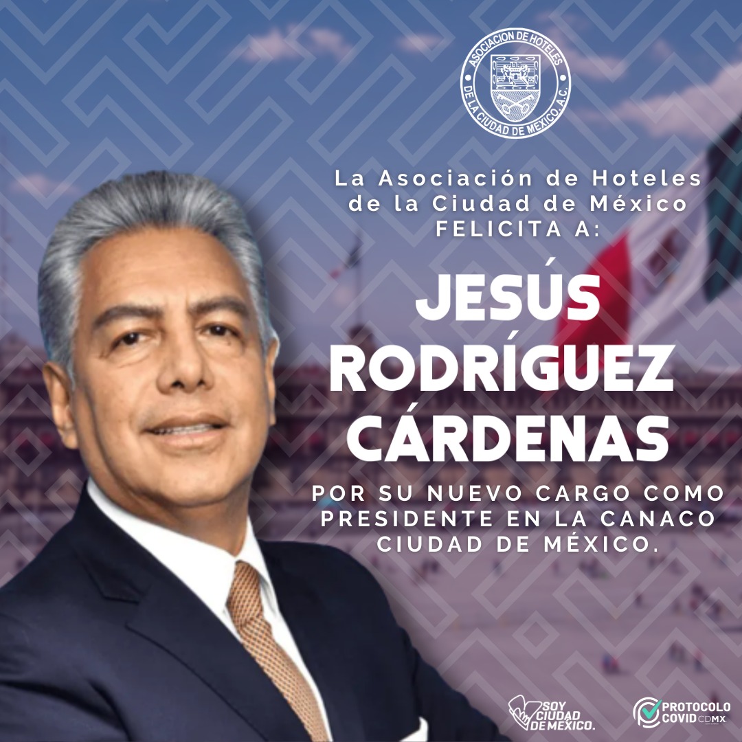 AsocHotelesCDMX's tweet photo. Felicitamos a Jesús Rodríguez Cárdenas nuevo presidente de CANACO Ciudad de México
@CANACOMexico
#CanacoCDMX #CanacoContigo #SoyCiudadDeMexico #Turismo #CDMX https://t.co/ecFQJ4Gssu