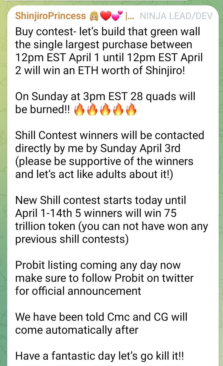 BahmanBagheri11's tweet photo. #shinjiro devs are so creative 🥷🏿���
Buy and win! 

#SHINJIRO #SHINJIROTOKEN @Shinjirobabe @Shinjirotoken https://t.co/1fG1V7VQMu