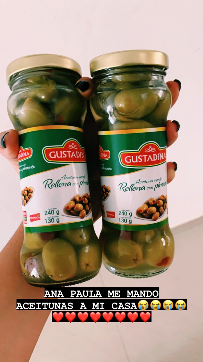 haylencardona's tweet photo. Mi bff desde california me envió aceitunas por tipti😭😭😭😭 #missyou #yaven #amolasaceitunas https://t.co/peDOuY4WR9