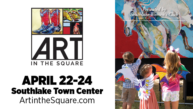 CityofSouthlake's tweet photo. More artists return this year for the 2022 @ArtInTheSquare  event presented by #SouthlakeWomensClub. The festival takes place in Southlake Town Square, April 22- 24. Come out and enjoy a day of art, food, &amp; fun-filled kid activities. https://t.co/qbc9Q6KLnV #ArtintheSquare https://t.co/cR7OU8vZmt