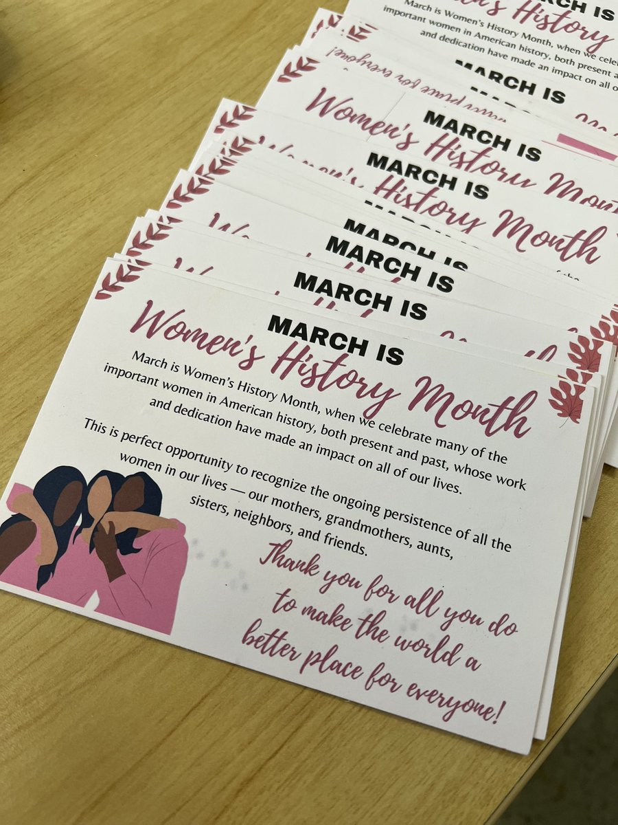 Women’s month was a success! We are sending out over 100 postcards to influential women that have had a positive impact on our lives! #WomensHistoryMonth  #IGTBAC <a href="/PaSmathers/">PASmathers</a> <a href="/MrAltmancruiser/">Jeff Altman</a>