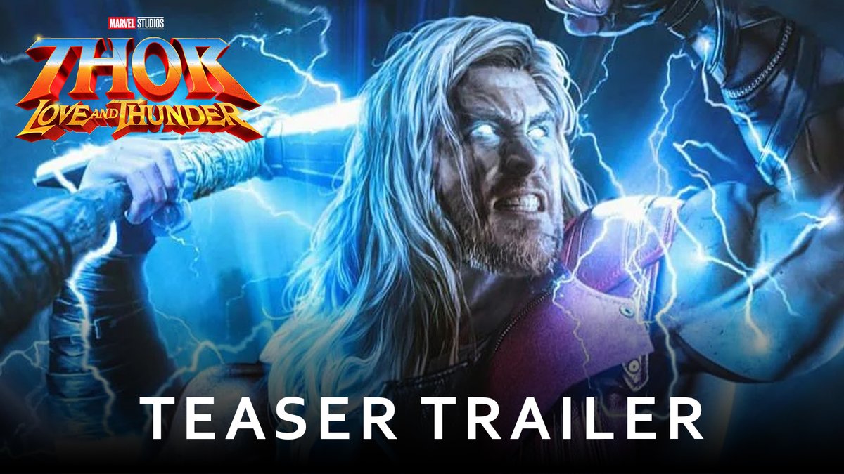 RT @LightsCameraPod: First teaser trailer released for 'THOR: LOVE AND THUNDER', releasing July 8th, 2022. Thoughts? https://t.co/QGC8eIW1C7