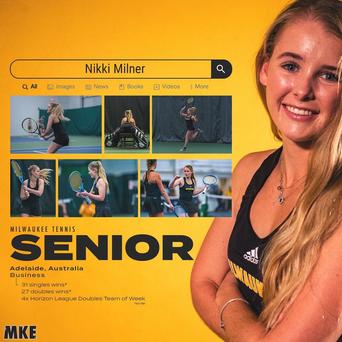 The #SeniorDay celebration continues with Nikki Milner! Shoutout to our favorite Aussie!

#UnitedWeRoar