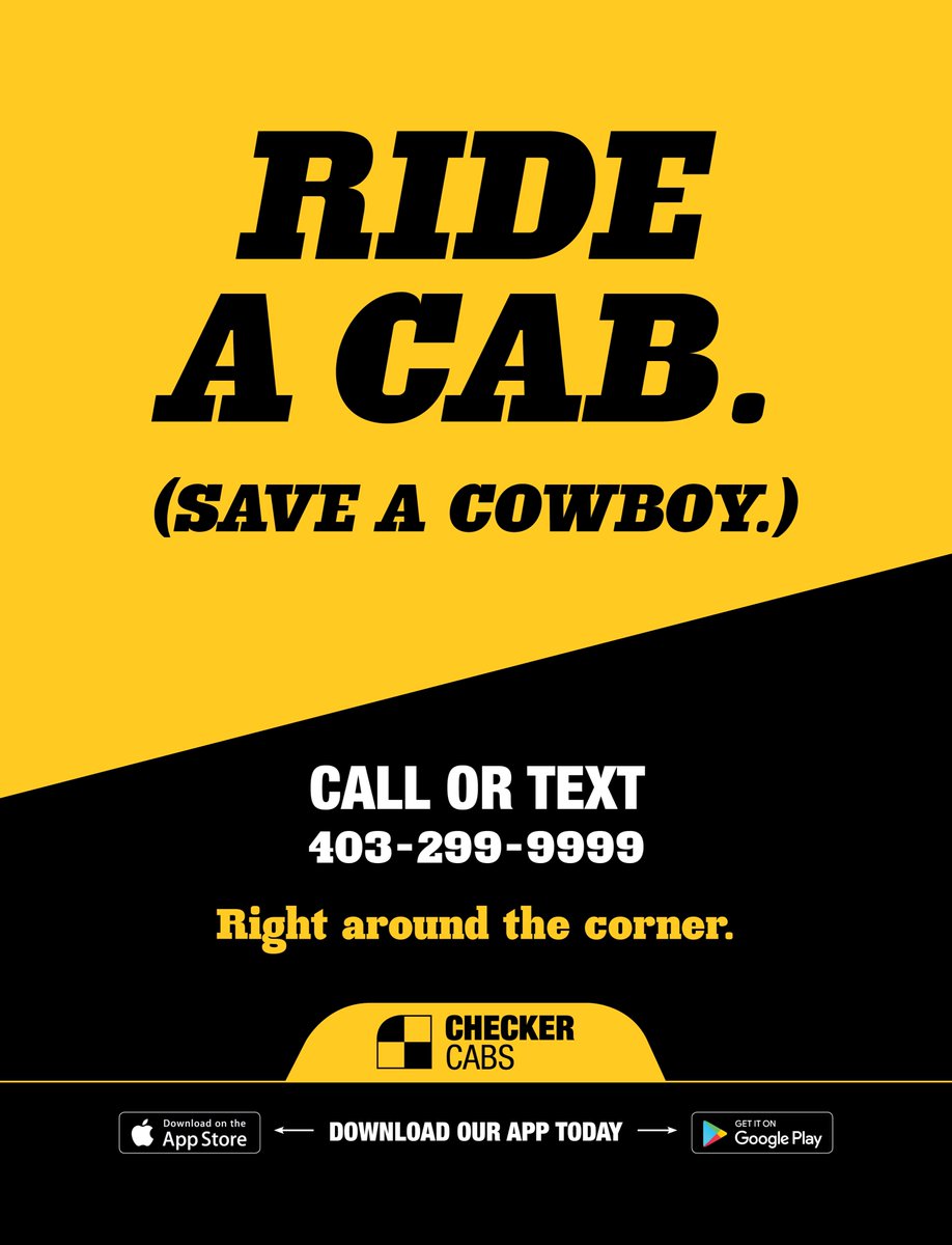 CheckerYYC's tweet image. 98 days...but who is counting? #checkercabs #choosechecker #supportyyc.