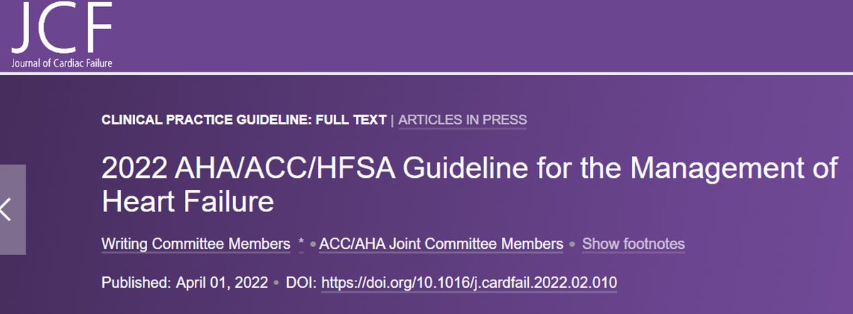 Robert Mentz, MD (@robmentz) on Twitter photo 🚨New HF Guidelines at <a href="/JCardFail/">Journal of Cardiac Failure</a> #ACC22
1) Exec Summary: onlinejcf.com/article/S1071-…
2) Full Document: onlinejcf.com/article/S1071-…
3) Kittleson Editorial: onlinejcf.com/article/S1071-…
4) JCF Slideset:
hfsa.org/sites/default/…
All available at <a href="/HFSA/">HFSA</a>:
hfsa.org/2022-accahahfs… 🚨New HF Guidelines at <a href="/JCardFail/">Journal of Cardiac Failure</a> #ACC22
1) Exec Summary: onlinejcf.com/article/S1071-…
2) Full Document: onlinejcf.com/article/S1071-…
3) Kittleson Editorial: onlinejcf.com/article/S1071-…
4) JCF Slideset:
hfsa.org/sites/default/…
All available at <a href="/HFSA/">HFSA</a>:
hfsa.org/2022-accahahfs…
