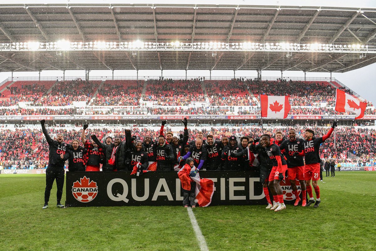 ThomasRaffy's tweet photo. Canada 🇨🇦 is Group F of the 2022 #FIFAWorldCup and has about 7 months to get ready for the most watched sports event in the world.

So, in the meantime, what does that mean for all of us here in Canada ? 🧐🍁

A thread 🧵 

1/8 https://t.co/Y0BDYbF64u