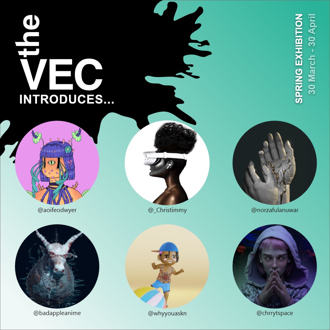 ARTIST TIME!! It’s that time again where we show our appreciation for the lovely artists being exhibited at the VEC. Show some love to <a href="/aoifeodwyer/">Aoife O’Dwyer</a> <a href="/_Christimmy/">Tim•</a> <a href="/norzafulanuwar/">A R E L O N Z</a> <a href="/badappleanime/">rahul kabali</a> @whyyouaskn and <a href="/chrrytspace/">Chrryt</a>