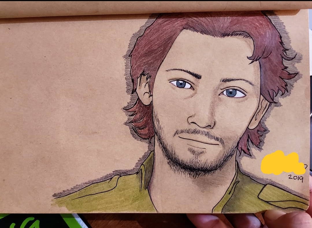 khal_is_asleep's tweet photo. happy birthday @TroyBakerVA ! here's a drawing i did of him from his role in Advanced Warfare from 2019 ! a redraw soon? 🤔 :] https://t.co/tVBxv0XOlf