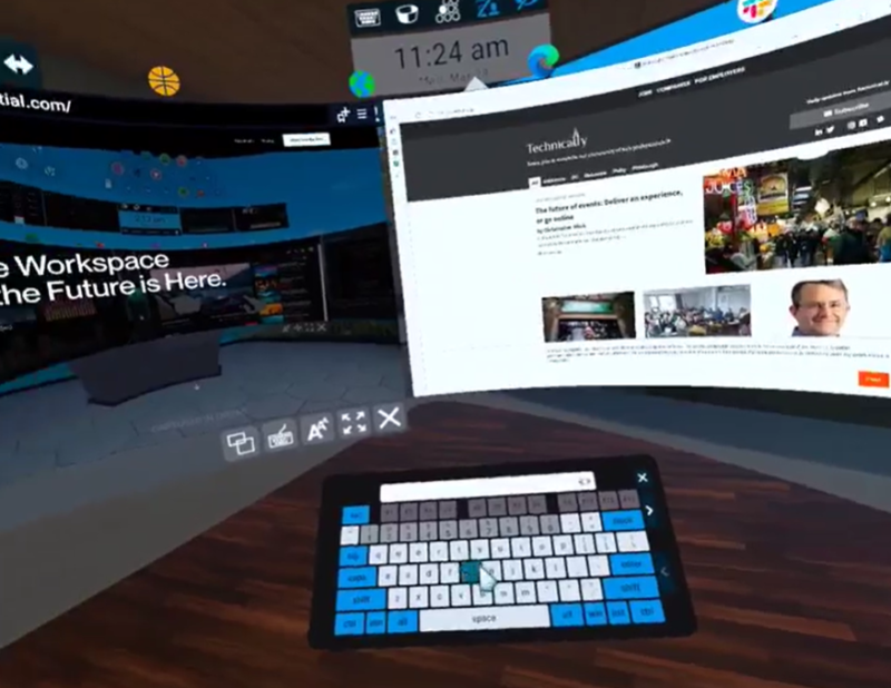 RyanBellGuide's tweet photo. The metaverse isn't all fun and games. Take a tour through a #VR workspace via #Quest2, #Immersed and #vSpatial.
You've done virtual work. Are you ready for #VirtualReality work? - https://t.co/HXZRVA5D4s https://t.co/HFJVpzs64C https://t.co/a3dr5niS2c