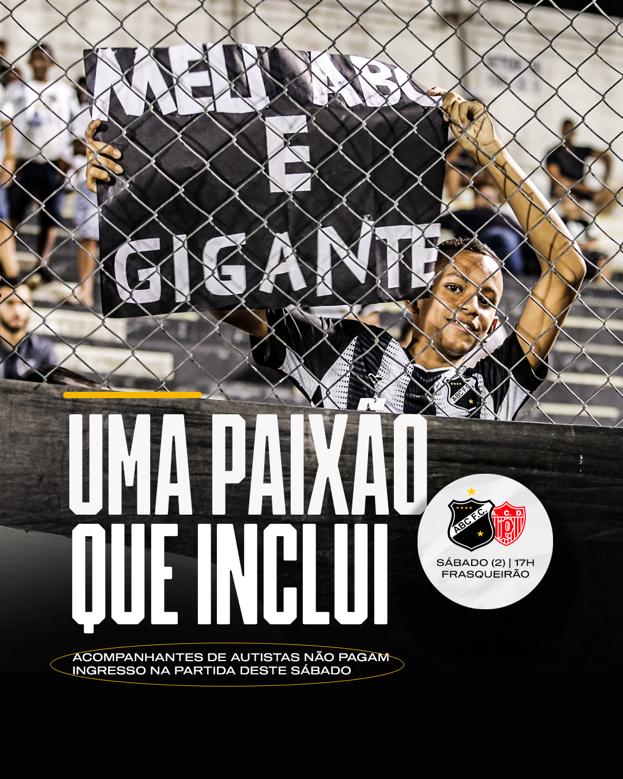 ABC Futebol Clube on X: ⚫⚪ AGORA É FINAL! O Mais Querido