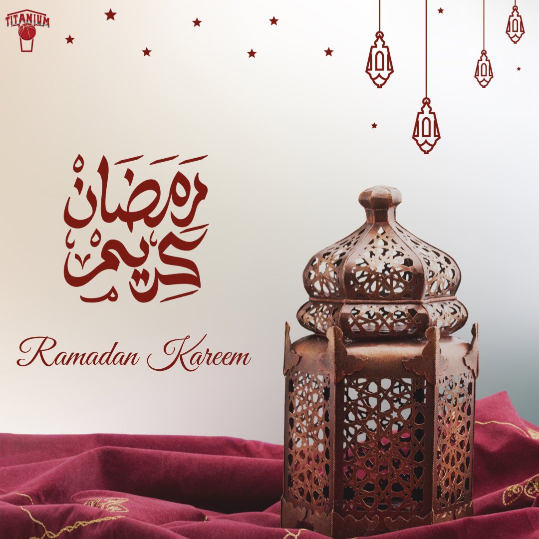 titaniumT_info's tweet photo. عائلة تيتانيوم تهنئكم بقدوم شهر رمضان الكريم🌙♥️ جعلنا الله و إياكم من صوامه و قوامه و تقبل منا و منكم صالح القول و العمل 🙏🏽✨

From Titanium family to yours ♥️ Ramadan Kareem 🌙✨ May Allah accept all our good deeds 🙏🏽

#جمعه_مباركه #رمضان_كريم #كل_عام_وانتم_بخير  #رمضان_مبارك https://t.co/vAItCN3z51
