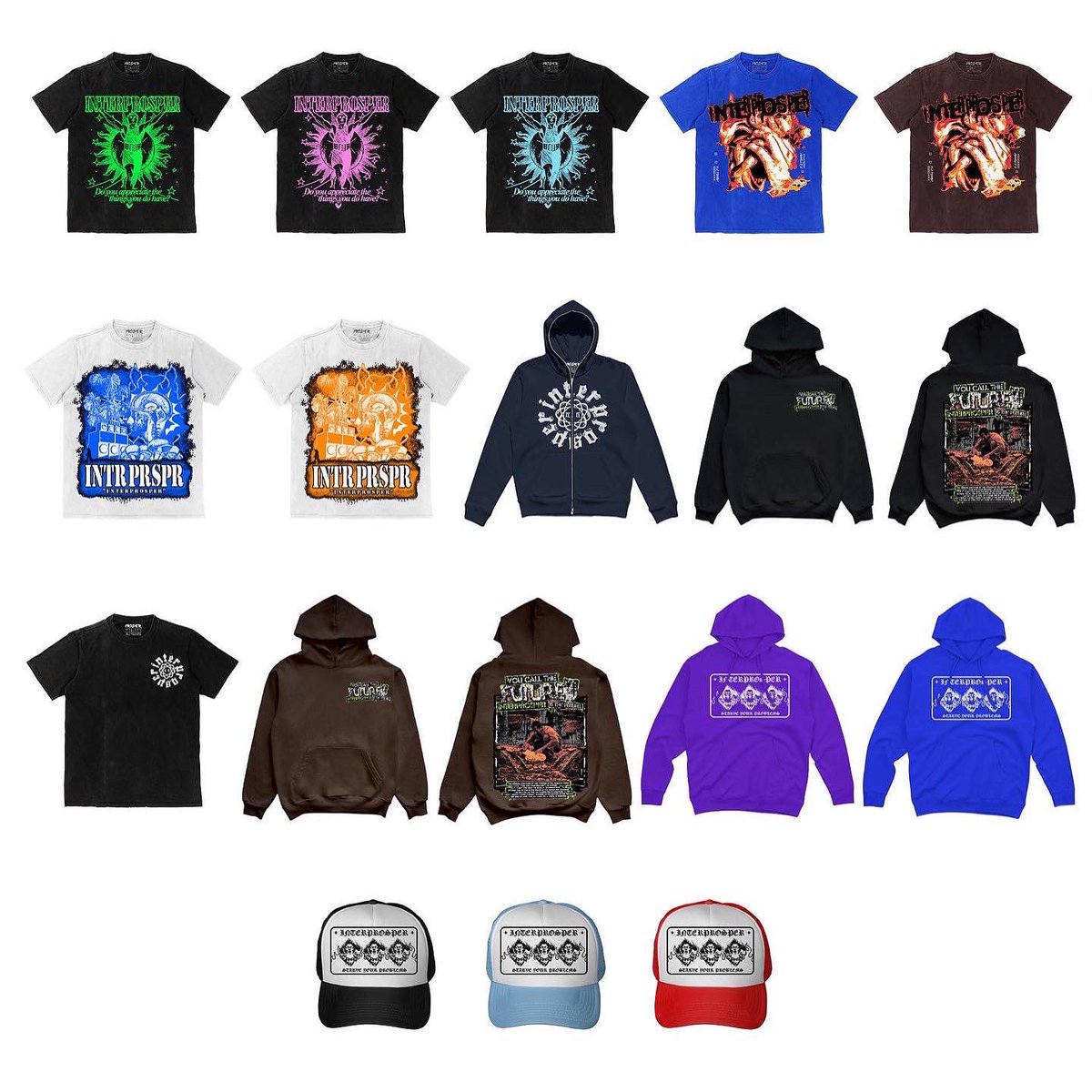 interprosper's tweet image. OUR FIRST COLLECTION OF THE YEAR IS NOW AVAILABLE ONLINE CLICK THE LINK IN OUR BIO TO PURCHASE!