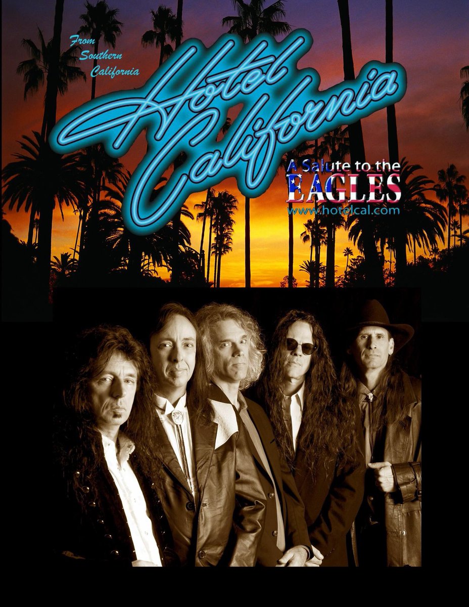 TrineUniversity's tweet photo. Tickets are on sale for a June 10 concert by the acclaimed Eagles tribute band Hotel California at Trine University’s T. Furth Center for Performing Arts. The concert begins at 8 p.m. Tickets, ranging from $15-$25, are available at https://t.co/g6q12EgNsD. https://t.co/gJmqLpz02U