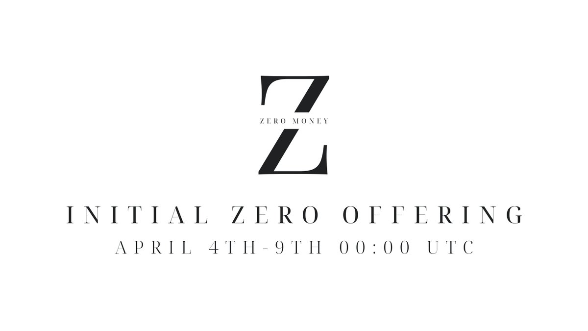 Zero Money (@thezeromoney) on Twitter photo Zero Money is the first genuine zero-value currency.
There's no reason to hold it but if you want get 1 $ZERO:
1. Join discord.gg/oh-geez
2. Follow <a href="/thezeromoney/">Zero Money</a>
3. Like + RT
4. Reply discord id (ex. LevX#6476)
5. Claim in thezero.money (April 4th-9th 00:00 UTC) Zero Money is the first genuine zero-value currency.
There's no reason to hold it but if you want get 1 $ZERO:
1. Join discord.gg/oh-geez
2. Follow <a href="/thezeromoney/">Zero Money</a>
3. Like + RT
4. Reply discord id (ex. LevX#6476)
5. Claim in thezero.money (April 4th-9th 00:00 UTC)