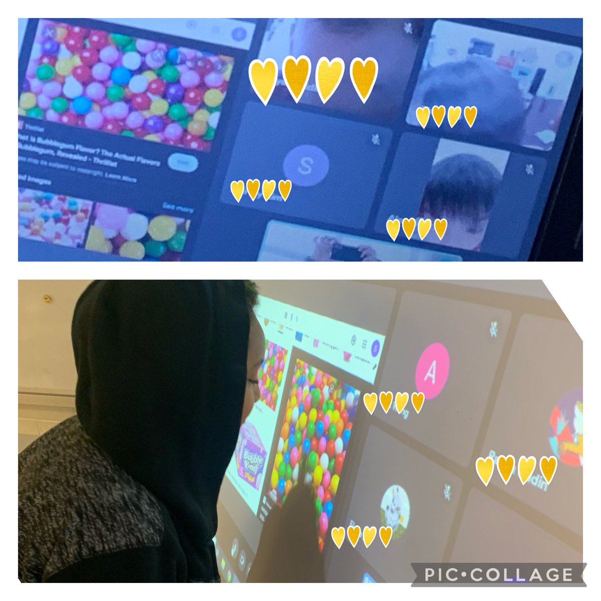 ClassCommons's tweet photo. Today I introduced the class to the new @GoogleNose extension - you can smell things on the screen.  The students asked to smell bubble gum, so we searched and then got close to the screen to sniff…and…GOTCHA!  #aprilfools #OldieButGoodie https://t.co/hv9P9FI6lX