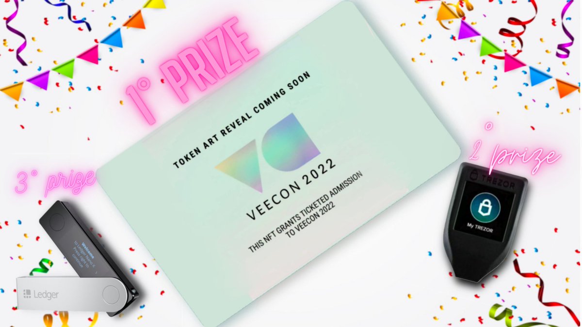 anchordao's tweet photo. To celebrate the launch of AnchorDAO we are giving away 🎁
1 @veecon ticket NFT
1 Trezor model T
1 Ledger Nano X‼️

To Enter: 

-Follow @anchordao  
-Buy  the📚 book (1 apr - 14 may)
https://t.co/lyLbPaLWF0
-Tag 2 frens

Winners will be announced on  May15⏰  
#NFTs #NFTGiveaway https://t.co/nSBrX6UJQz